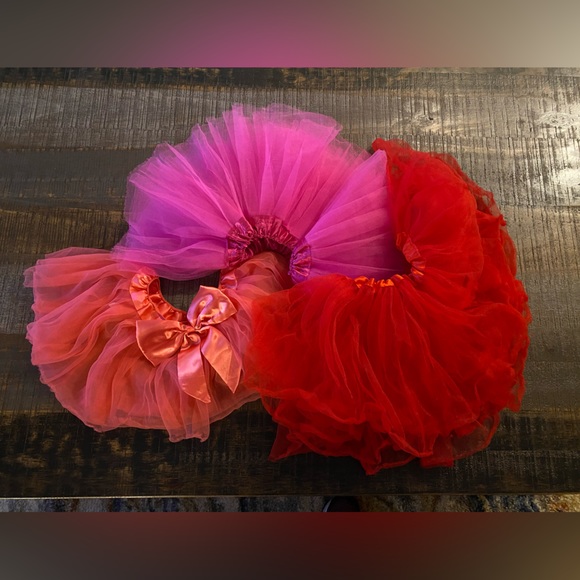 Other - Tutu set of three toddler girls Red Melon Fusia